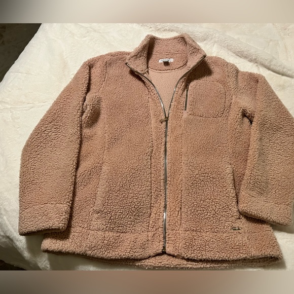 Calvin Klein ~ Dusty rose color fleece jacket - Picture 5 of 9